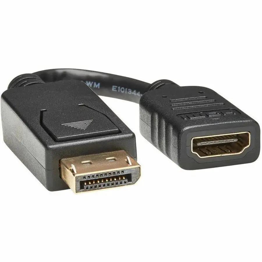 Tripp Lite DisplayPort to HDMI Converter Adapter (P136-000) by Eaton Corporation – 6-inch Passive Cable for Full HD Video and 7.1 Surround Sound by Eaton Corporation