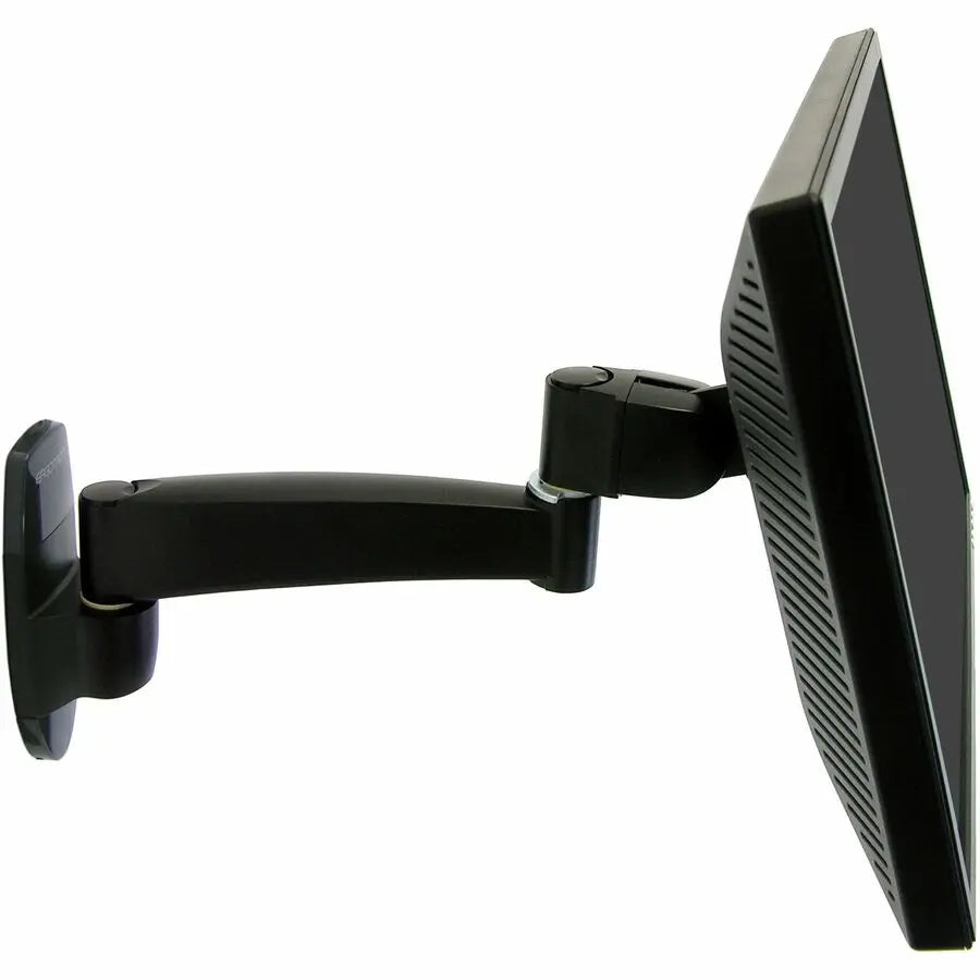 Ergotron 200 Series Wall Monitor Arm with Swing, Tilt, and Extension - Black