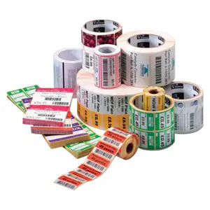 Zebra Z-Select 4000D Thermal Label Roll - Multipurpose, White, 6 Pack