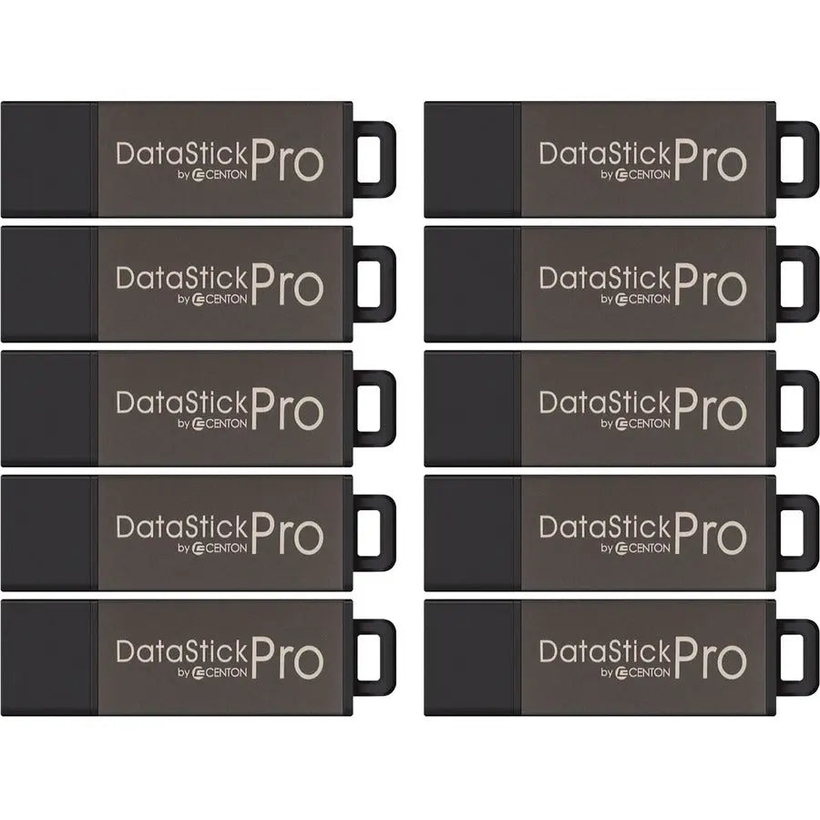 Centon DataStick Pro 2GB USB 2.0 Flash Drive - Pack of 10