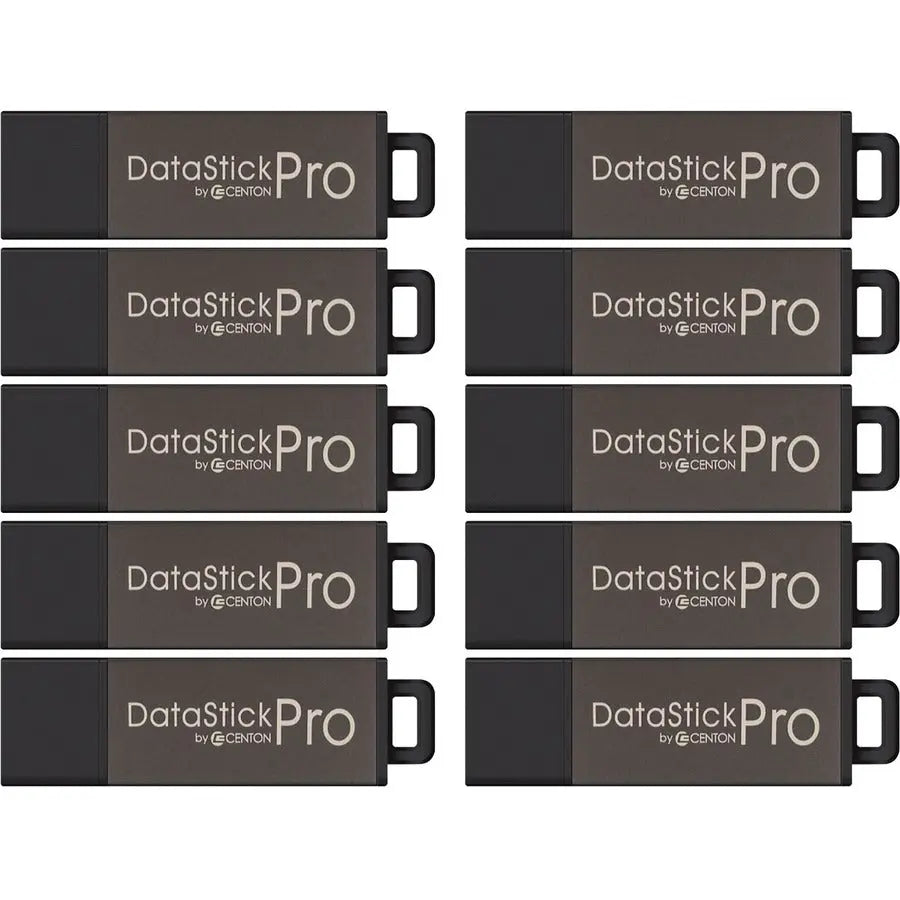 Centon DataStick Pro 4GB USB 2.0 Flash Drive - Pack of 10