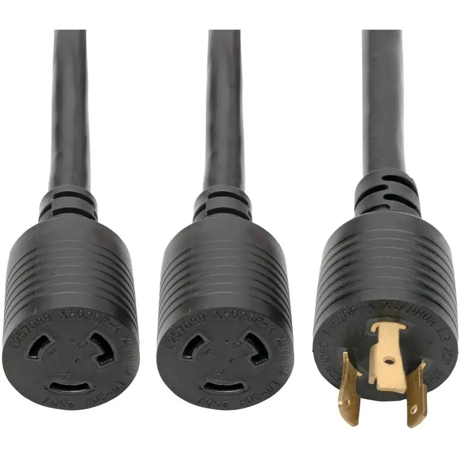 1FT Y SPLITTER POWER CORD 10AWGCABL