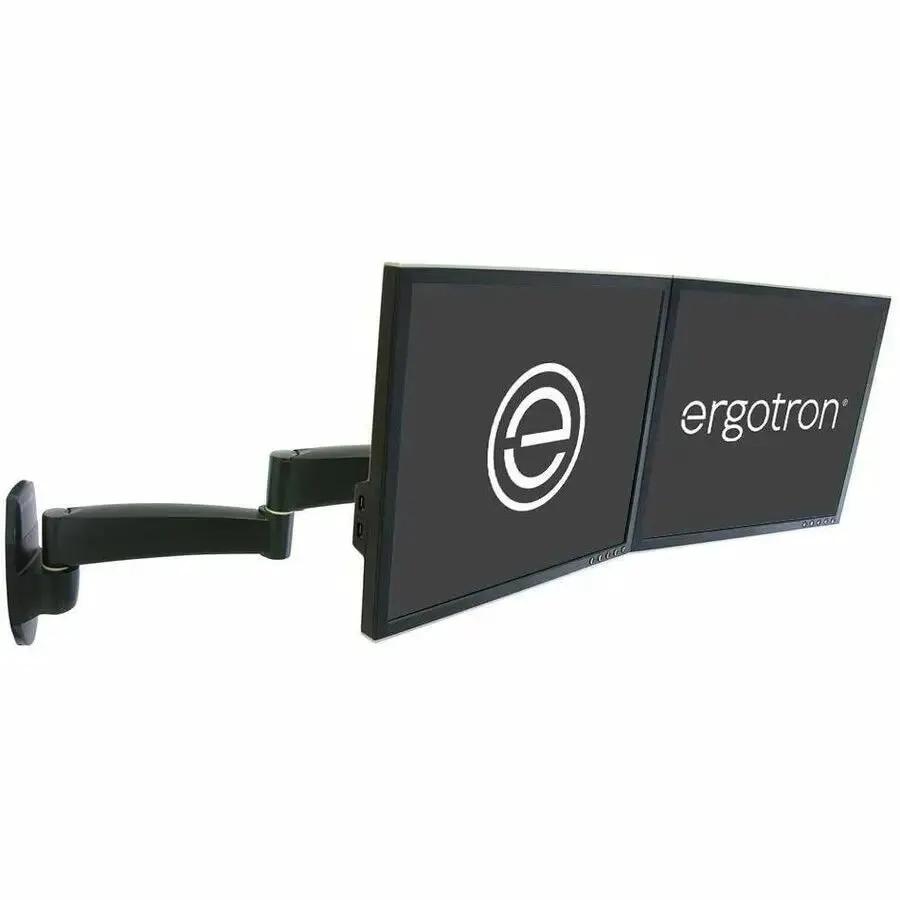 Ergotron 200 Series Dual Monitor Wall Mount Arm with 23-Inch Extension and Cable Management by Ergotron, Inc