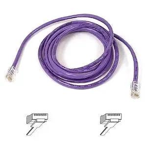 Belkin Cat5e Snagless Ethernet Patch Cable - Purple, 3 Feet - High-Performance Networking Connection by Belkin International, Inc