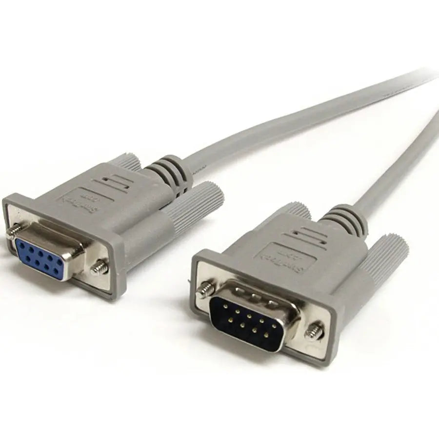 StarTech.com 25 ft Straight Through Serial Cable - DB9 Male to Female - Data Transfer Cable with Reliable Connectivity