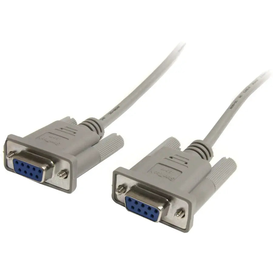 StarTech.com 6 ft Straight Through Serial Cable - DB9 Female to Female, Reliable RS-232 Connection