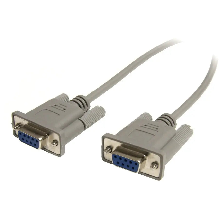 StarTech.com 25ft Cross Wired DB9 Serial Null Modem Cable (Part No. SCNM9FF25)