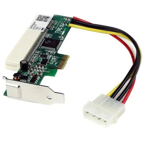 StarTech.com PEX1PCI1 PCI Express to PCI Adapter Card - Low Profile PCI Expansion Card with Full-Size Bracket for Desktop and Server Use