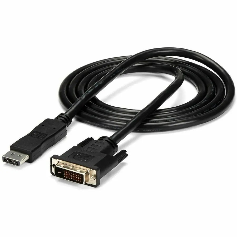 StarTech.com DisplayPort to DVI Cable - 6ft (DP2DVIMM6) for High-Definition Video Connection
