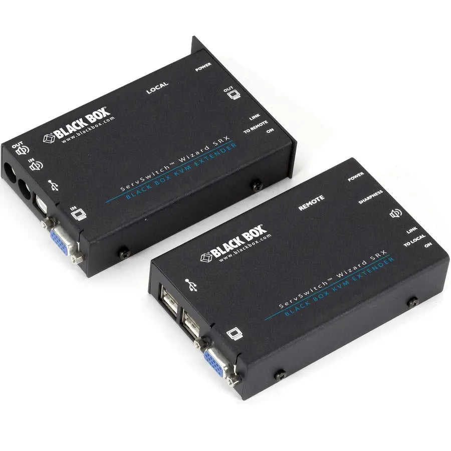 Black Box ServSwitch Wizard SRX KVM Extender with USB, VGA, and Audio – Supports 1920x1440 Resolution up to 164 Feet