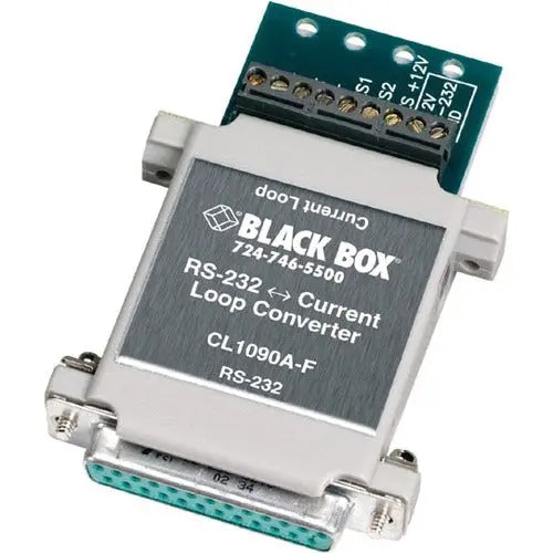 Black Box CL1090A-F RS-232 to Current Loop Converter for Industrial Signal Transmission