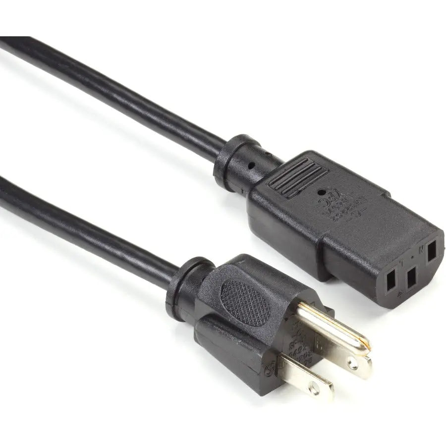 Black Box Power Cord - NEMA 5-15P to IEC-60320-C13, 10 ft