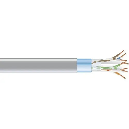 Black Box Corporation CAT6 400-MHz Solid Bulk Cable F/UTP CMP Plenum Gray 1000 ft