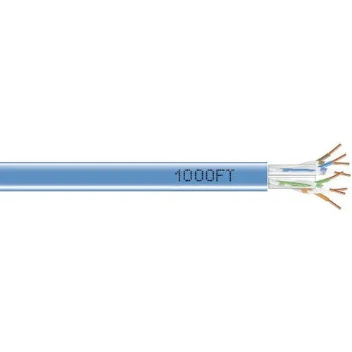 Black Box GigaTrue 550-MHz Cat6 Bulk Network Cable (EYN870A-PB-1000) - 1000 ft, UTP, Blue