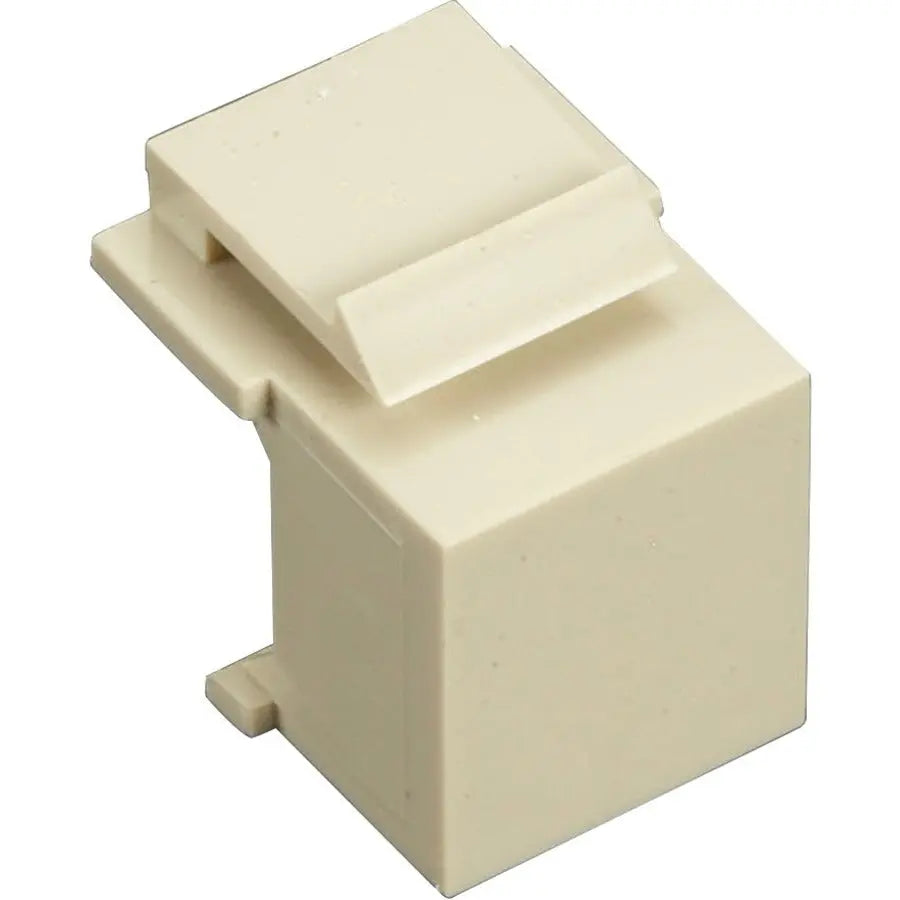 Black Box GigaStation2 Snap Fitting - Ivory, 10-Pack - Easy Installation Faceplate Insert