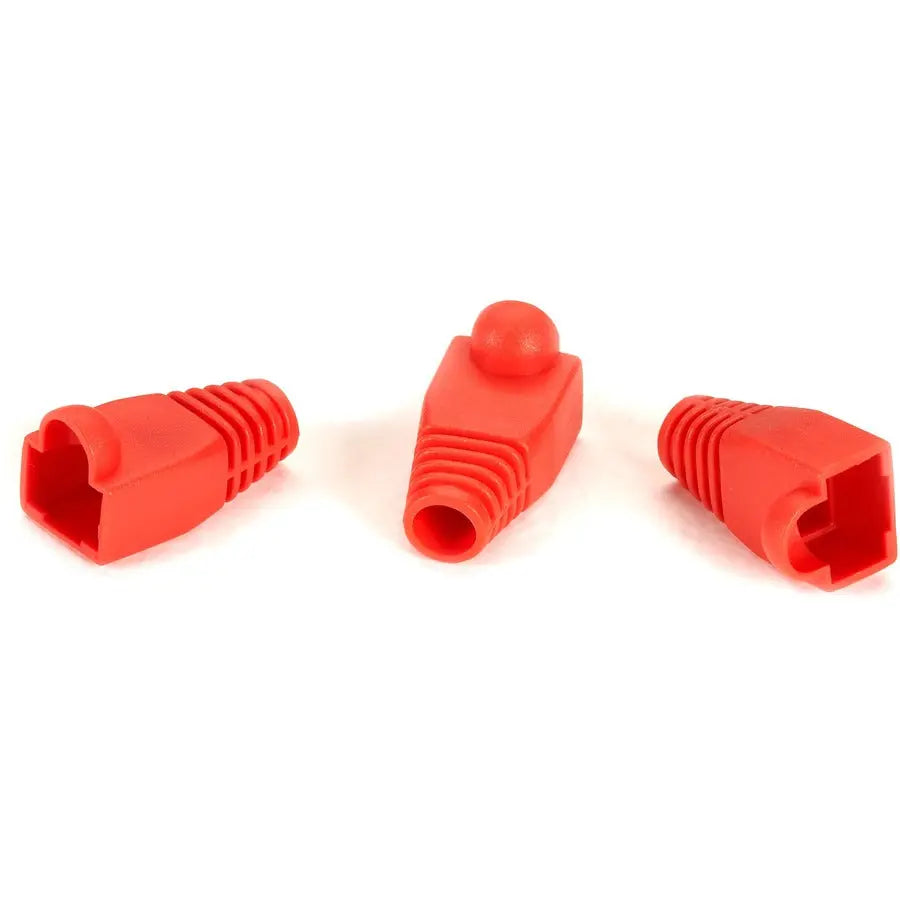 Black Box Corporation FMT720 Red Snagless Cable Boot – 50 Pack for RJ-45 Ethernet Cables