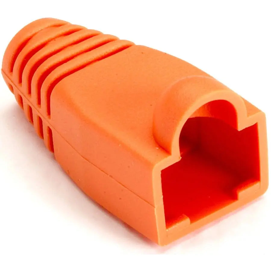 Black Box Snagless Cable Boot - Orange, 50-Pack for RJ-45 Cables