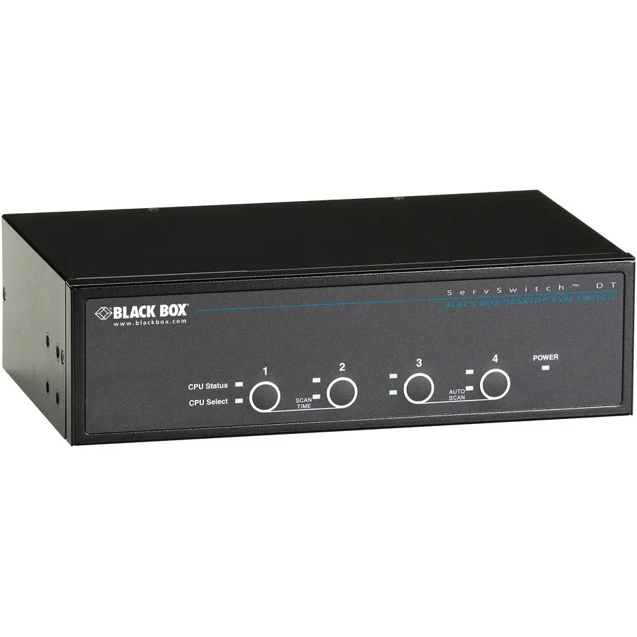 Black Box ServSwitch DT Dual-Head DVI USB KVM Switch for Multi-Computer Control