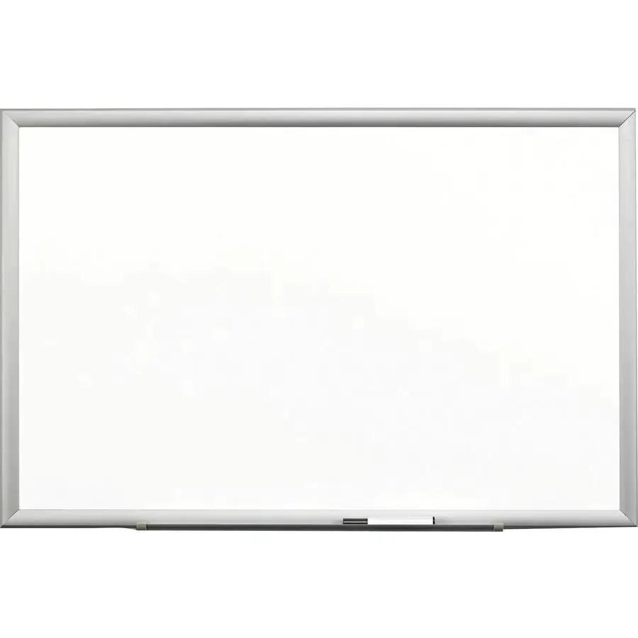 3M Premium Marker Board with Porcelain Magnetic Surface and Aluminum Frame, 8 ft x 4 ft by 3M
