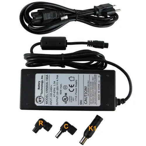 BTI 90W AC Adapter for Dell Notebooks and Compatible Devices