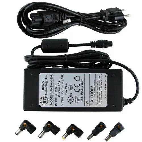 Battery Technology Inc. BTI 90W AC Adapter for Gateway Notebook - Reliable 19V Power Supply with Fast Charging