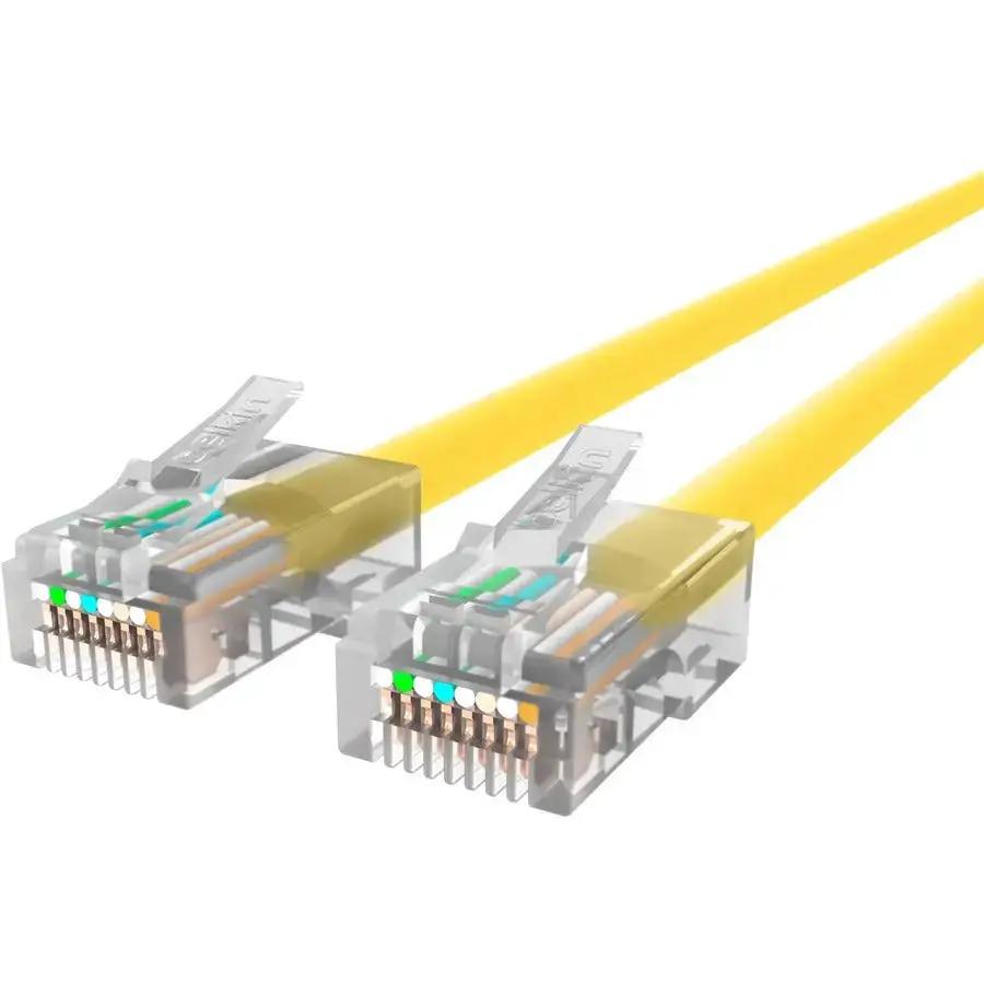 Belkin Cat.6 Ethernet Patch Cable, RJ45, M/M – 1 Foot, Yellow by Belkin International, Inc
