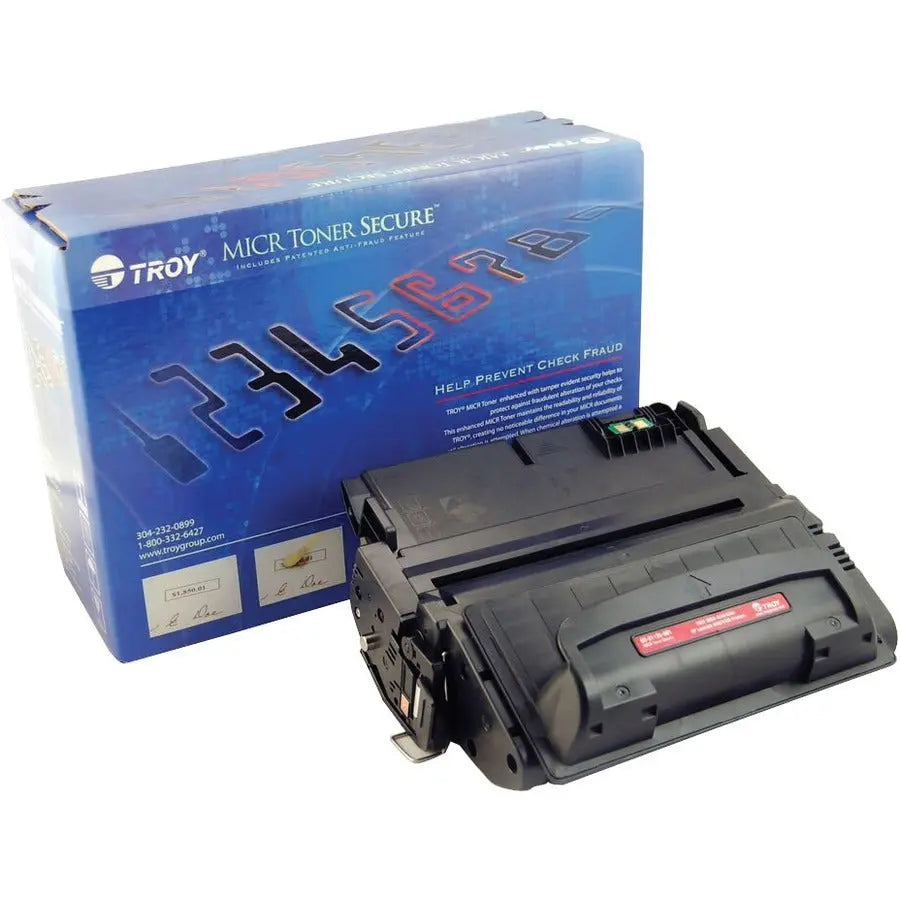Troy Group Toner Secure 02-81135-001 Remanufactured MICR Toner Cartridge for HP 42A (Q5942A)