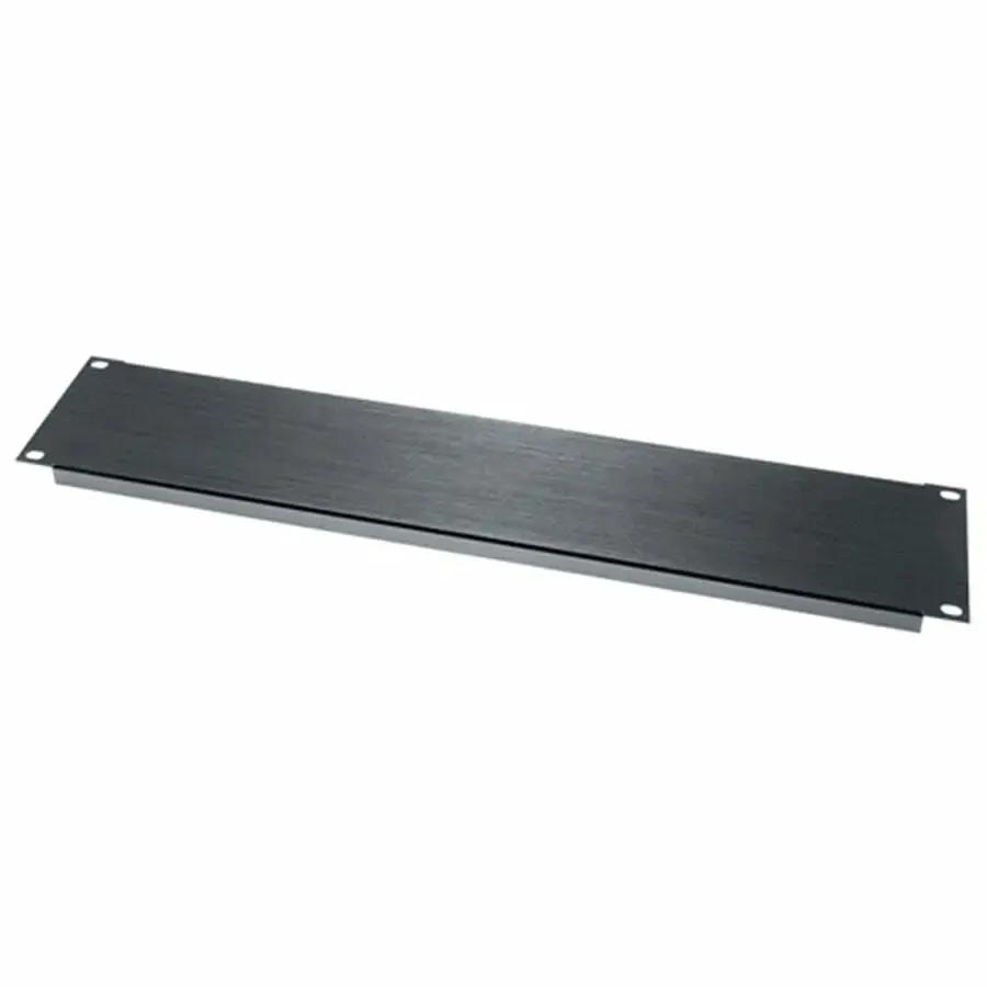 Middle Atlantic 2RU Flanged Aluminum Rack Blank Panel - Black, Model BL2 by Legrand Group by Legrand Group