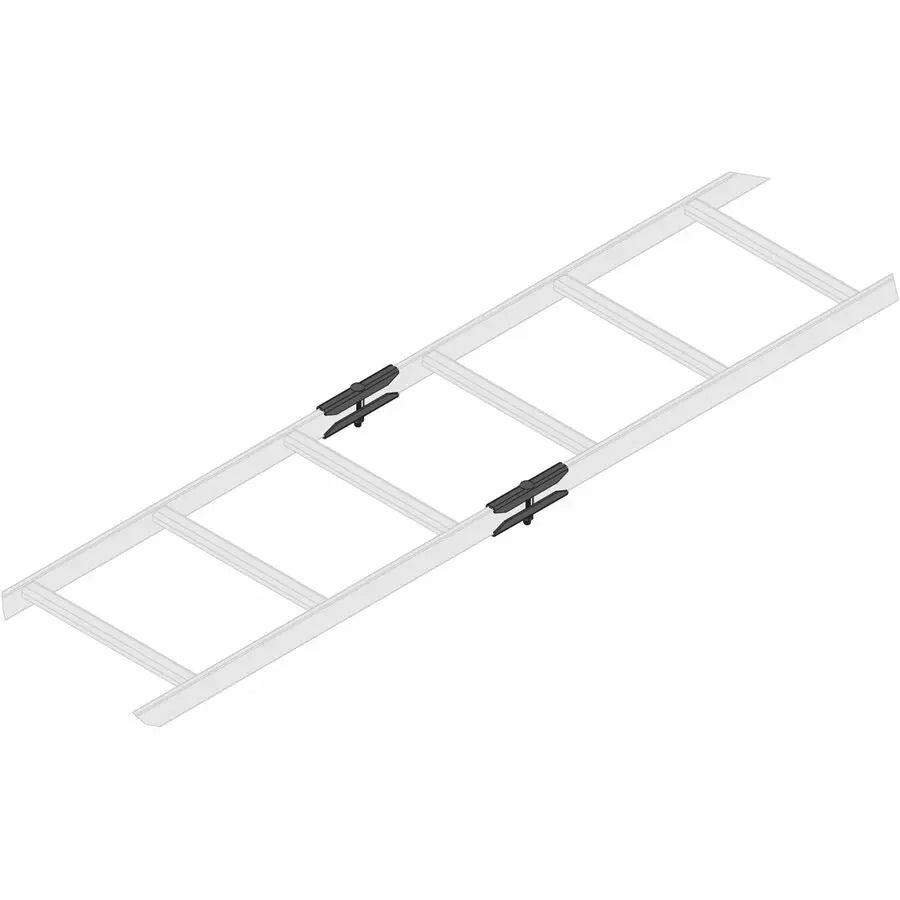 Middle Atlantic CLH-RSJ Ladder End Splice Kit – Steel Cable Organizer with Black Zinc Finish