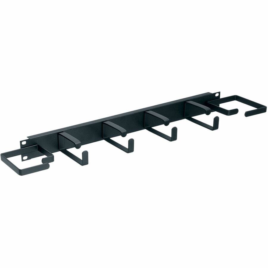 Legrand Group Middle Atlantic HCM-1DV 1U Horizontal Cable Manager with D-Rings for Rack and Wall Mounting