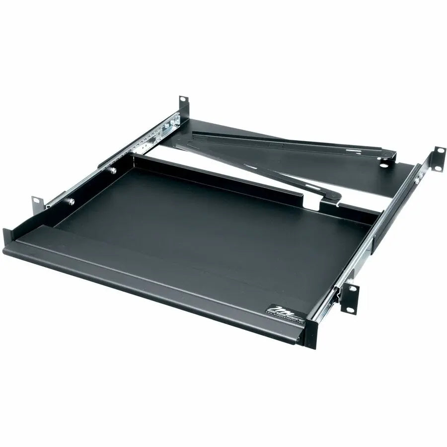 Legrand Group Middle Atlantic 1RU Rack Mounted Keyboard Sliding Shelf KB-SS – 17 to 25 Inch Depth, Black