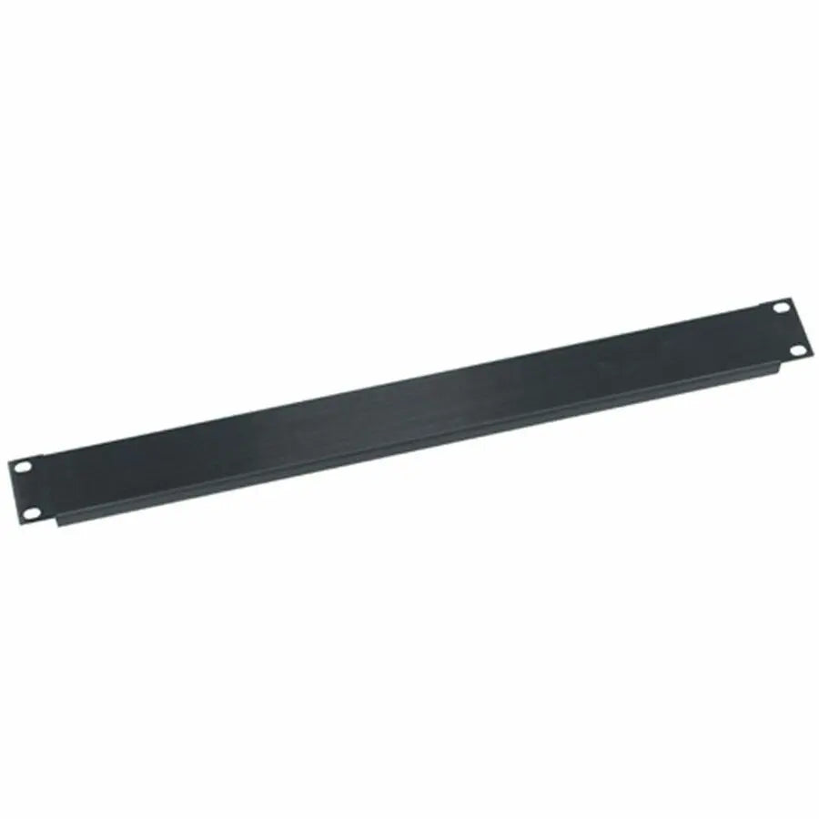 Legrand Group Middle Atlantic PBL-1 1RU Flanged Aluminum Rack Blanking Panel with Flat Black Powder Coat