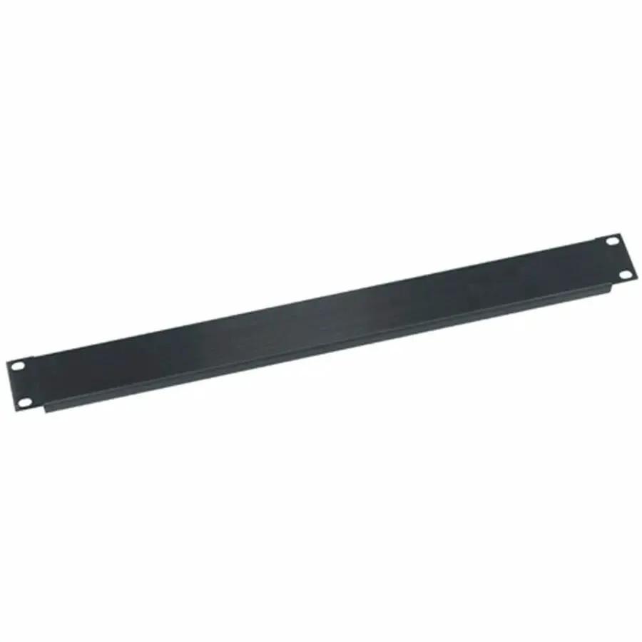 Legrand Group Middle Atlantic PBL-1 1RU Flanged Aluminum Rack Blanking Panel with Flat Black Powder Coat by Legrand Group