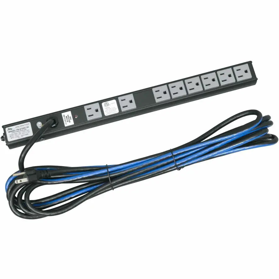 Legrand Group Middle Atlantic PD Series Slim High-Density 15 Amp Vertical Power Strip