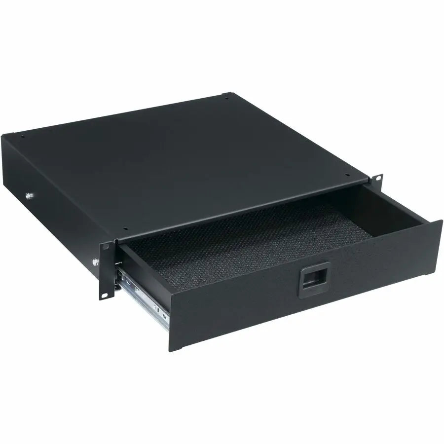 Middle Atlantic 2RU Heavy Duty Rack Storage Drawer with Textured Black Finish (Part No. TD2)