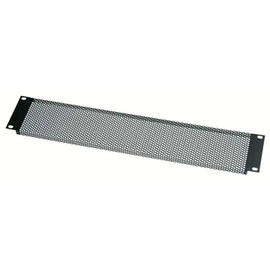 Middle Atlantic VT2 2U Vented Rack Panel - Perforated Steel with 64% Open Area, Flanged Design by Legrand Group