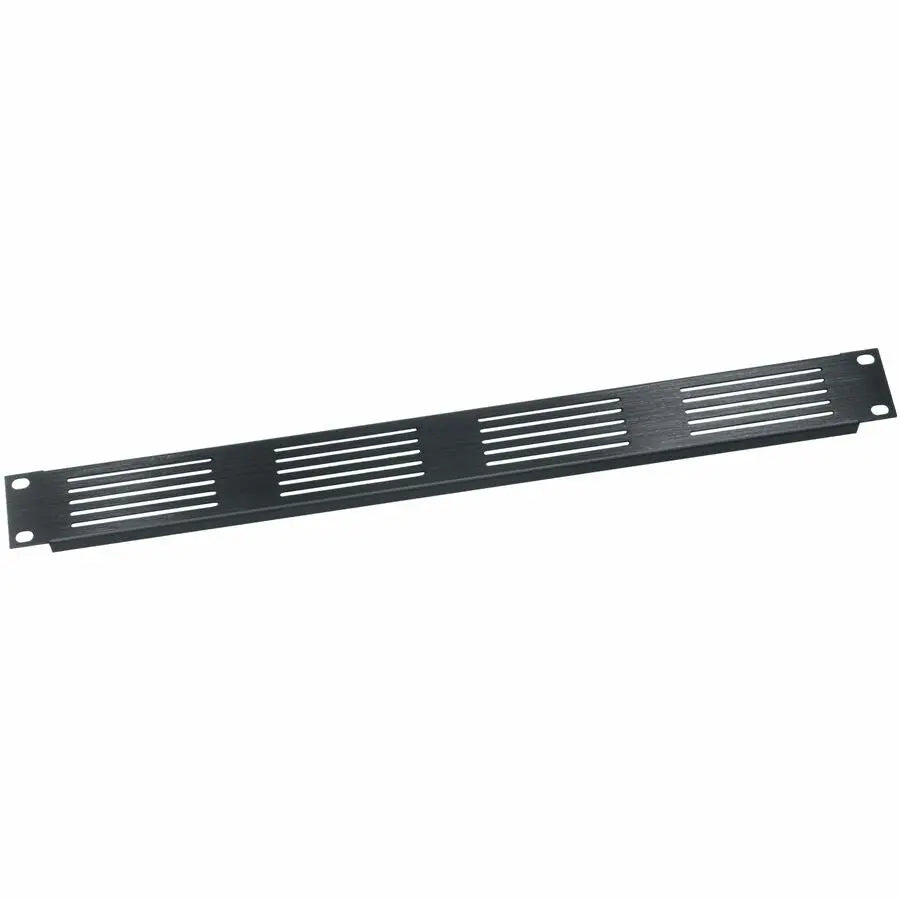 Middle Atlantic VTP-1 1RU Vented Rack Panel with 20% Open Area - Black Aluminum