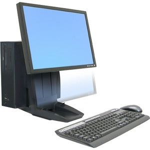 Ergotron Neo-Flex All-In-One Lift Stand with Adjustable Monitor and CPU Mount