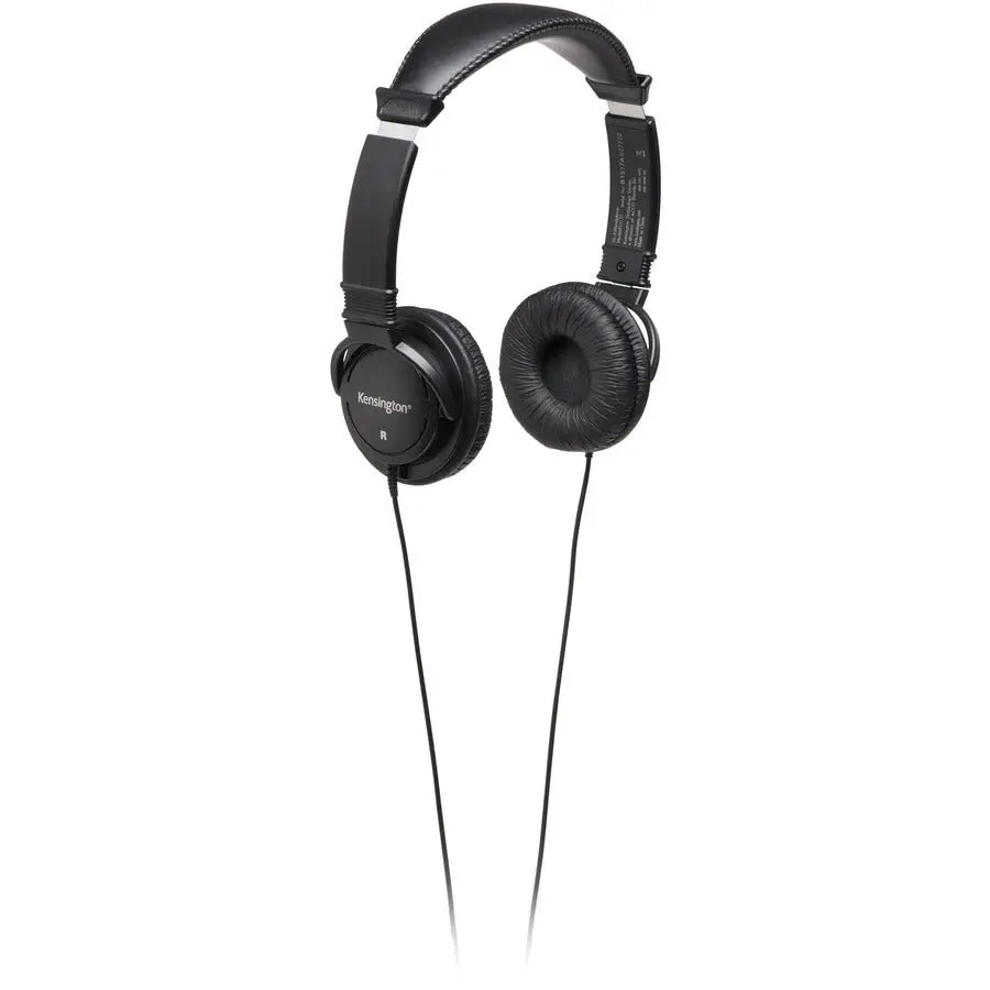 Kensington Classic 3.5mm Headphones with 9ft Cord – Comfortable Circumaural Design and Deep Bass Sound