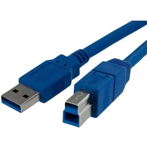 StarTech.com SuperSpeed USB 3.0 Cable A to B - 3 ft, M/M, Blue