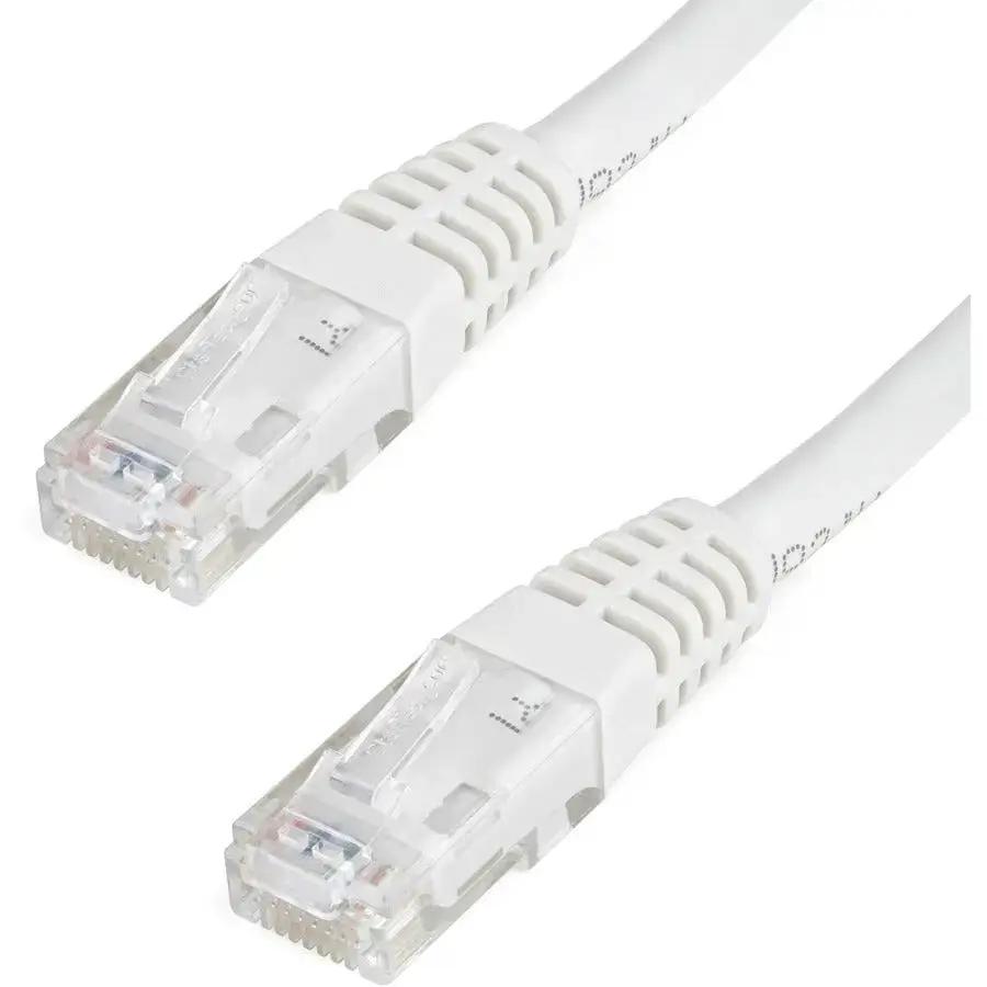 StarTech.com 4ft White Cat6 Ethernet Patch Cable – Gigabit Network, PoE Support, UL and ETL Certified by StarTech.com