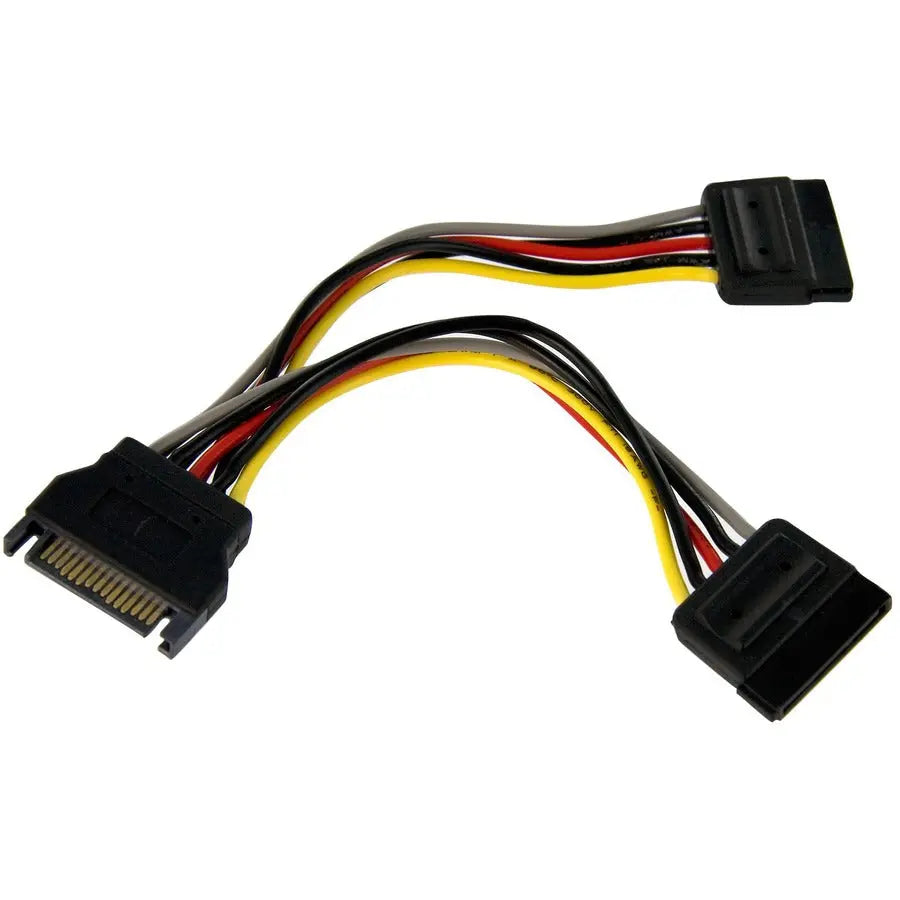 StarTech.com PYO2SATA 6-inch SATA Power Y Splitter Cable Adapter
