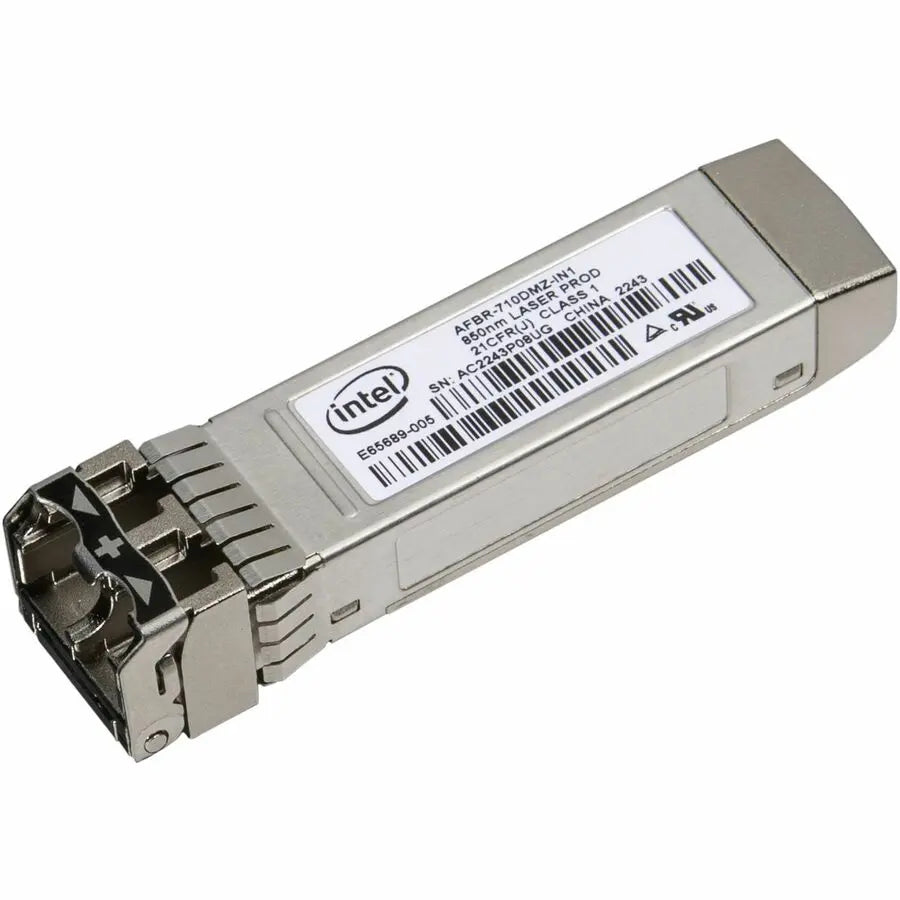 Intel Ethernet SFP+ SR Optics (Part Number: E10GSFPSR) for 10GbE Long-Range Fiber Connections