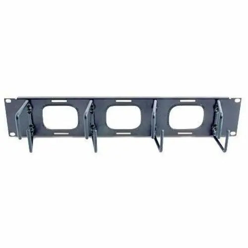 Horizontal Cable Organizer 2U w/pass through holes