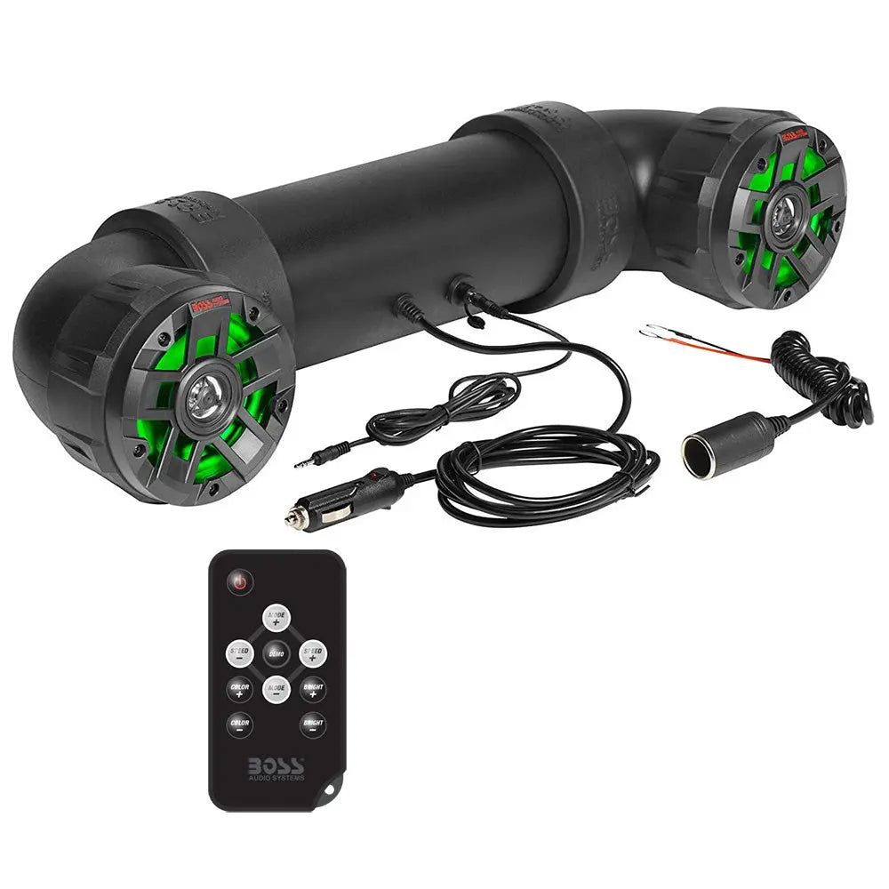 Boss Audio UTV4BRGB Amplified All-Terrain Marine Sound System with 4-Inch Speakers and 1-Inch Black Tweeters