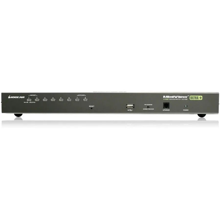 IOGEAR GCS1808 Combo KVM Switch - 8-Port VGA, USB & PS/2 Control for Up to 64 Computers