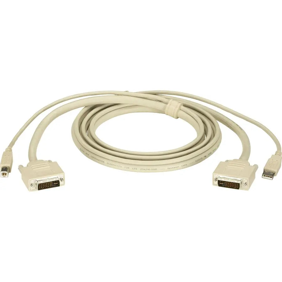 Black Box EHN900024U-0006 KVM CPU Cable - DVI-I and USB, 6 ft