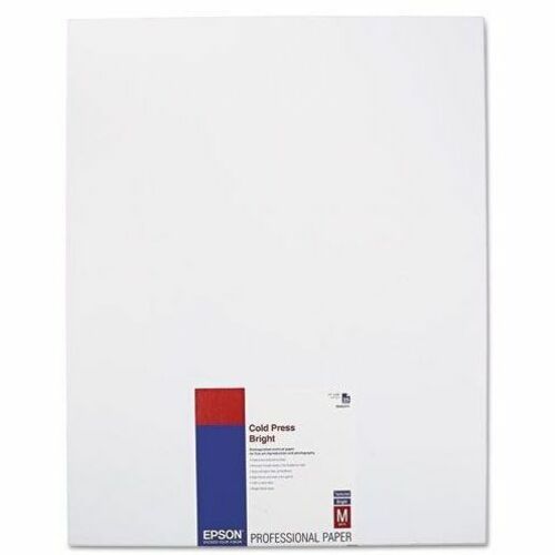 Epson Cold Press Bright Fine Art Paper - High-Quality Textured White Paper for Art and Photography