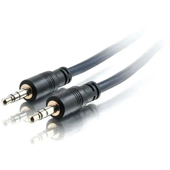 C2G 35ft Plenum-Rated 3.5mm Stereo Audio Cable with Low Profile Connectors by Legrand Group by Legrand Group