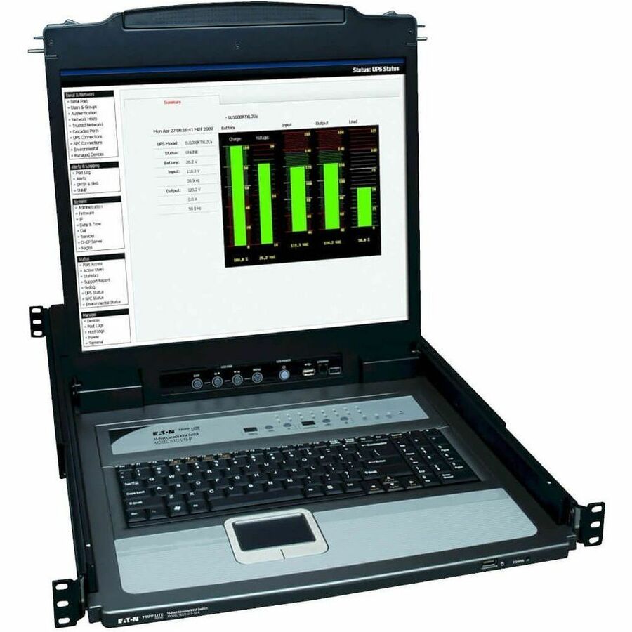 Tripp Lite NetDirector B020-U16-19-K Rackmount LCD KVM Switch with 16 Ports and 19-Inch Display